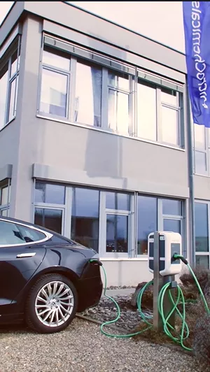 Ladestationen auf Firmengelände